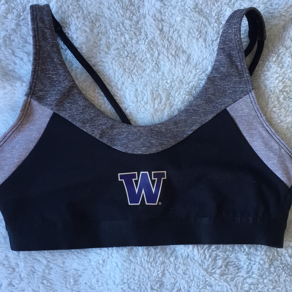 Underarmour Heat Gear Sports Bra - UW logo